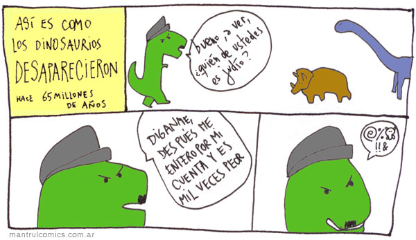 #00170 Así es como los dinosaurios... judío dinosaurios 