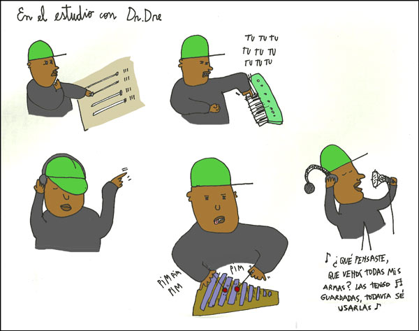 #00740 Dr.Dre en el estudio dr.dre 