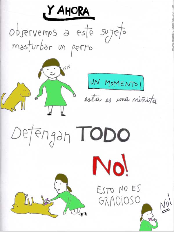 una hombre masturba un perro