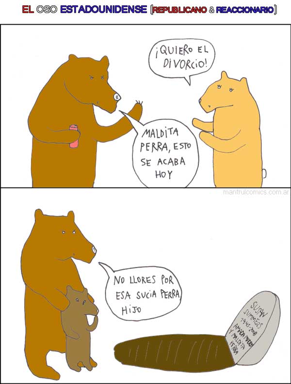 El oso las pone en su lugar